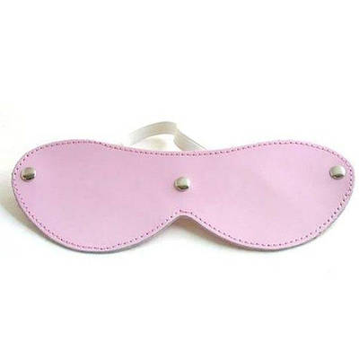 Маска рожева на очі без вирізів для БДСМ Talla