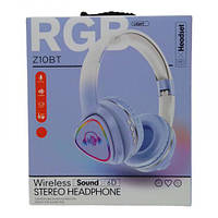 Навушники бездротові, з підсвічуванням (блакитні)