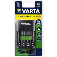 Зарядний пристрій для акумуляторів Varta Value USB Quattro Charger pro 4x AA/AAA (57652101401)