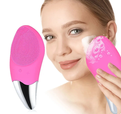 Масажер вібро-звуковий для облитчя та тіла Hajlikare Flight of Fancy з щіткою для глибокого очищення пор