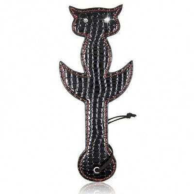 Шлепалка Чорна у формі кішки для БДСМ-ігри Talla