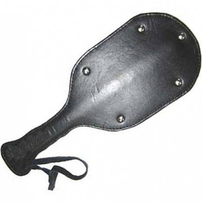Округла шкіряна шлепалка для БДСМ Talla