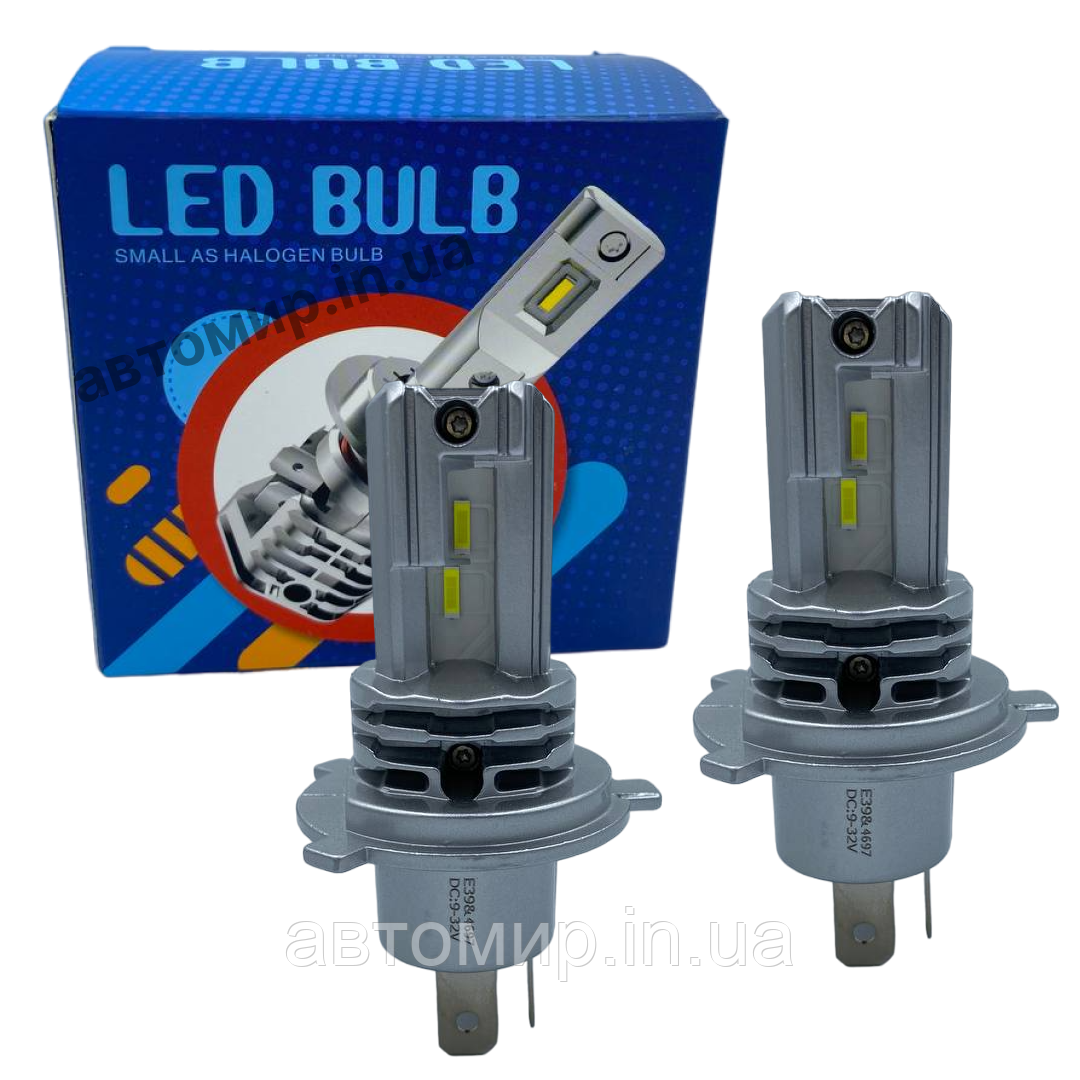 Світлодіодні Led лампи для авто H4 9-32V 6500k 25W