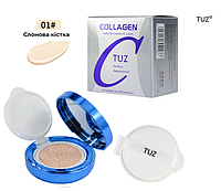 Кушон TUZ Collagen 2 в 1 (у комплекті з додатковим рефілом) 01-Ivory (слонова кістка)