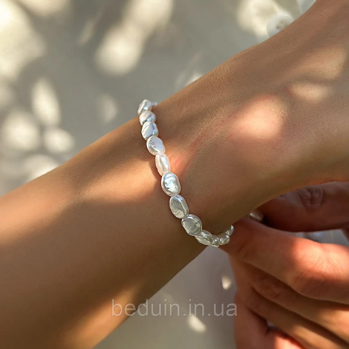 Перловий браслет із барочними перлами (імітація) — Aushal Jewellery