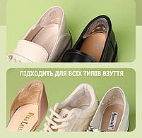 Гелеві вставки 5мм у взуття. Силіконові вкладки для взуття на задник. Силіконові накладки від натирання, фото 3