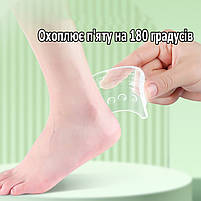 Гелеві вставки 5мм у взуття. Силіконові вкладки для взуття на задник. Силіконові накладки від натирання, фото 9