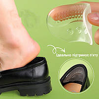 Гелеві вставки 5мм у взуття. Силіконові вкладки для взуття на задник. Силіконові накладки від натирання, фото 7