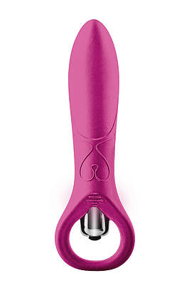 Міні вібратор для точки G з кільцем рожевого кольору Dream Toys FLIRTS VIBRATOR Talla
