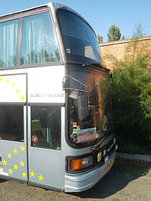 Изготовление из замена лобового стекла на автобусе Setra S 316 HDS в Никополе (Украина) 18