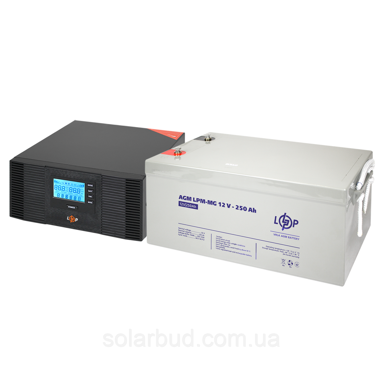 Комплект резервного живлення LP (LogicPower) ДБЖ + мультигелева батарея (UPS B1500 + АКБ MG 3000Wh)