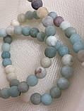 Намистини Амазоніт матовий 6мм, фото 3