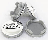 Колпачок заглушка Ford хром на литые диски 6m21-1003-aa bl ( 55 - 50 )