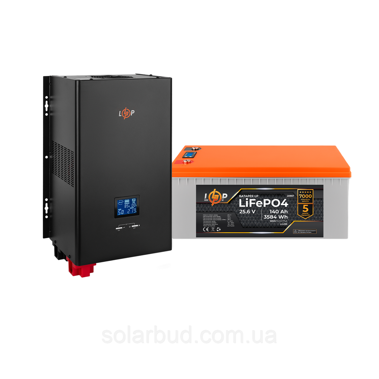 Комплект резервного живлення LP (LogicPower) ДБЖ + літієва (LiFePO4) батарея (UPS W3600+ АКБ LiFePO4 3584W)