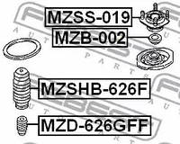 Подшипник опоры амортизатора Mazda 626 91-02, FEBEST (MZB002)