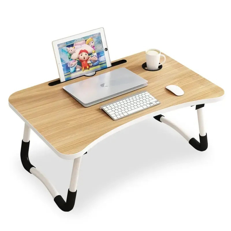 Складаний дерев'яний столик для ноутбука та планшета 60х40х30 см iC227