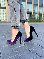 Туфлі жіночі LENA MELIANI F905-M91 фіолетовий (весна-осінь, оксамит) (3561) лише 35р. та 36р.