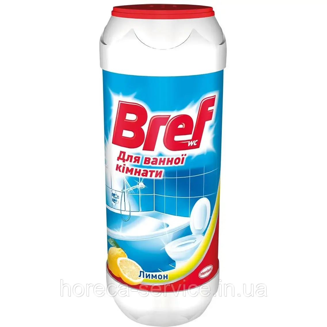 Порошок, що чистить Bref Для ванної кімнати, з ароматом лимона, 0,5 кг
