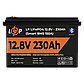 Акумулятор LP LiFePO4 12V (12,8V) - 230 Ah (2944Wh) (Smart BMS 150А) з BT пластик, фото 2