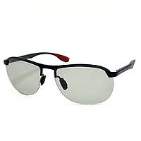 Солнцезащитные очки мужские поляризационные с фотохромной линзой M&JJ серый 1728