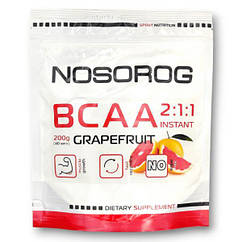 Амінокислоти Nosorog Nutrition BCAA 211 200 г (Грейпфрут)