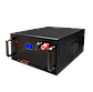 Акумулятор LP LiFePO4 51,2V - 100 Ah (5120Wh) (BMS 200A/100А) з LCD метал Smart RM RS485/CAN, фото 3