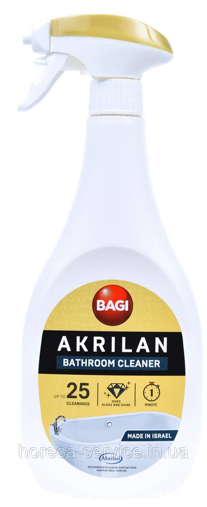 Bagi Akrilan, Спрей для чищення ванної кімнати, 400мл.