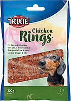 Лакомство для собак Trixie Chicken Rings 100 г (4011905316659) PS, код: 7633336