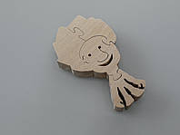 Дитячий пазл із натурального дерева персонаж із мультфільму "Фіксики" Нолик 10х6 см