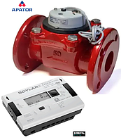 Лічильник тепла (теплолічильник, тепломір) Scylar Int 8 /MWN130-50, Pt 34 механічний Qном15 м3/год, фланцевий