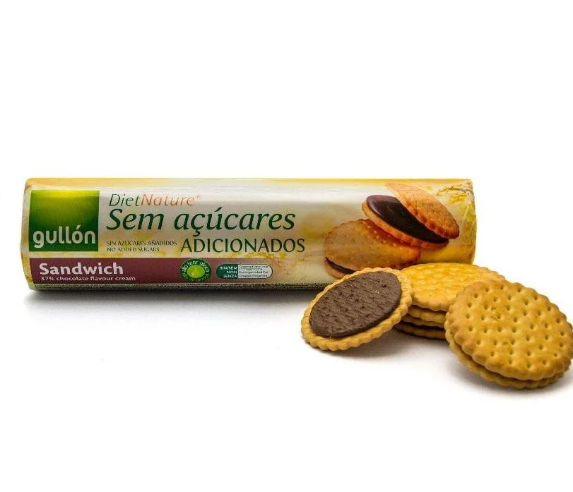 Печиво без цукру GULLON Diet Nature сендвіч з шоколадом, 250г