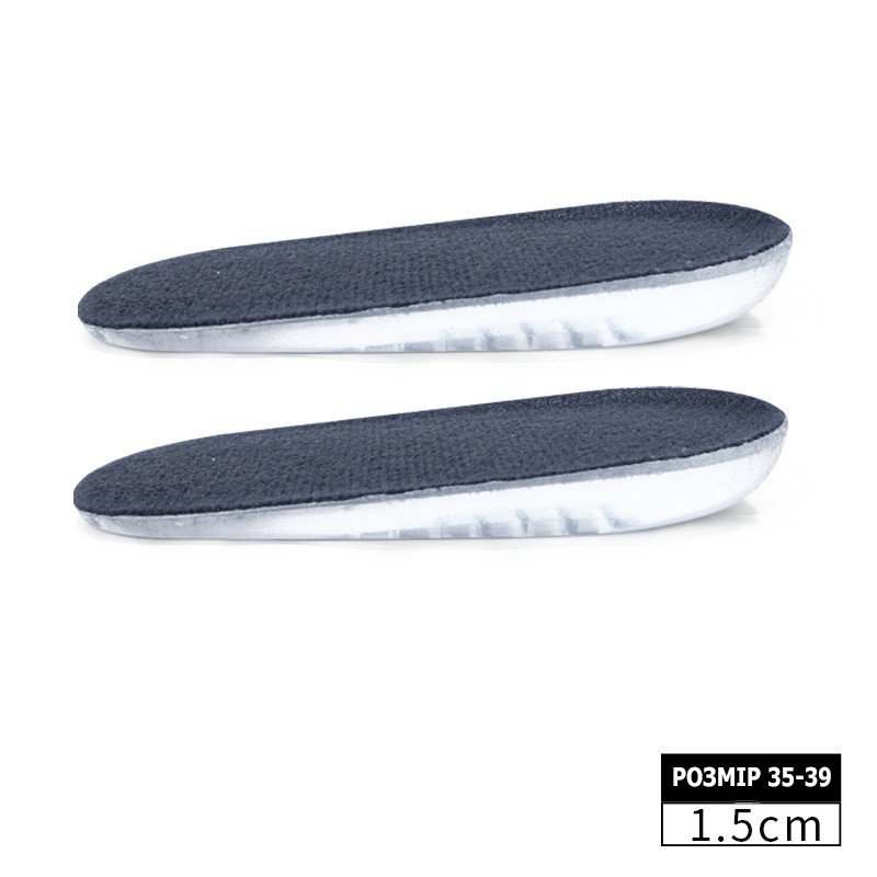 Підп'ятники силіконові 35-39 розмірів при шпорі для взуття. Коректори для стопи у взутті. Напівстілки гелеві, фото 1