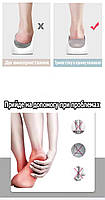 Підп'ятники силіконові 35-39 розмірів при шпорі для взуття. Коректори для стопи у взутті. Напівстілки гелеві, фото 10