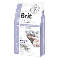 Brit Grain Free Veterinary Diet Gastrointestinal Herring & Pea 2 кг лечебный сухой корм для котов (144417-24)