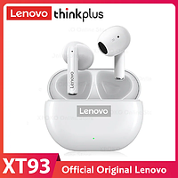 Беспроводные наушники Lenovo ThinkPlus XT93 TWS Bluetooth 5.2, Type C, с микрофоном, IPX4 white гарнитура