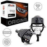 Автомобільні світлодіодні лінзи AMS Bi-LED ORIGINAL A3 MAX 3.0 F/R (комплект 2шт)
