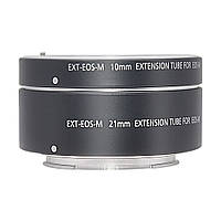 Макрокільця автофокусні для фотокамер Canon EOS M (байонет EF-M (бездзеркальні) Mcoplus EXT-EOS M (10+21mm) - Boom
