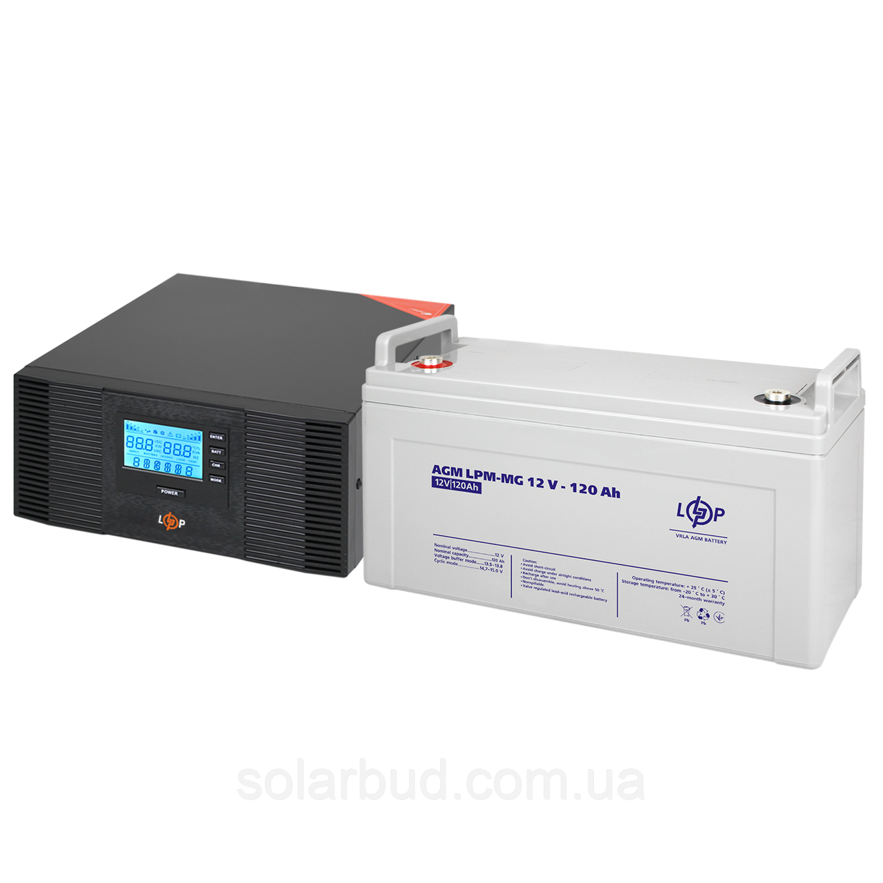 Комплект резервного живлення LP (LogicPower) ДБЖ + мультигелева батарея (UPS B1500 + АКБ MG 1440W)