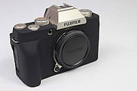 Захисний силіконовий чохол для фотоапаратів FujiFilm X-T200 чорний - Boom