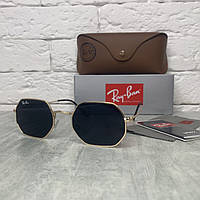 Сонцезахисні окуляри RAY BAN 3556 OCTAGONAL чорний у золоті