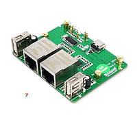 Raspberry Dual Network Board Плата расширения 2xEthernet