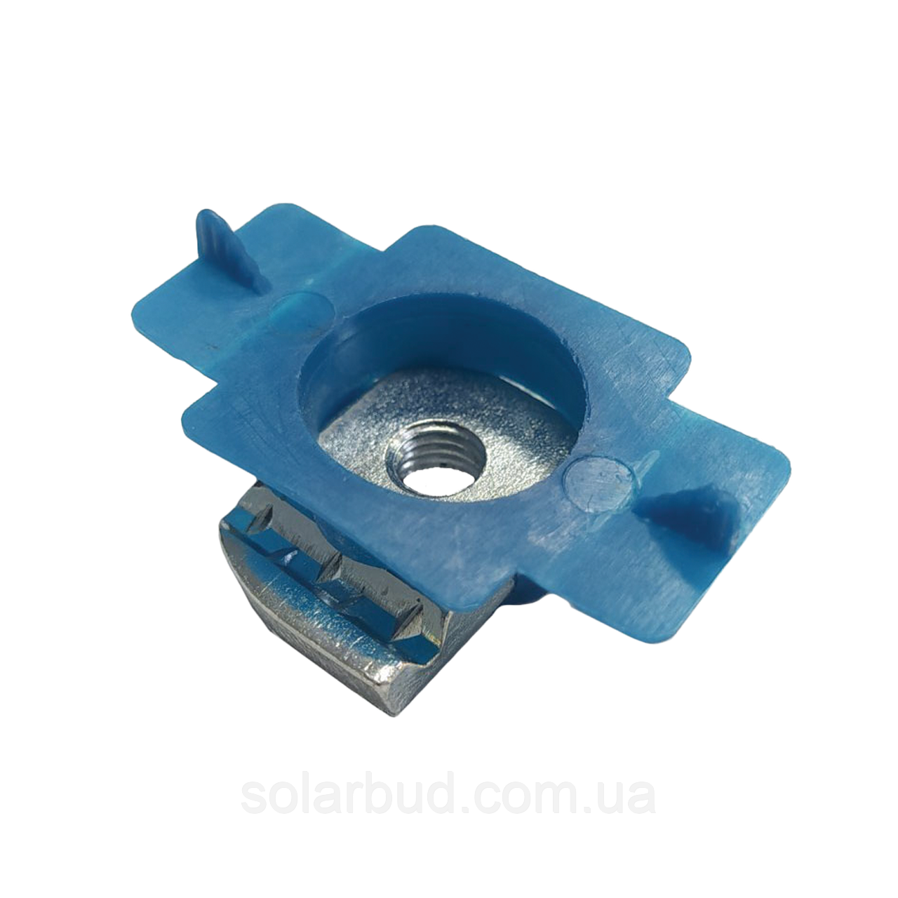 Гайка монтажна М8 із фіксатором для кріплення сонячних панелей, фото 1
