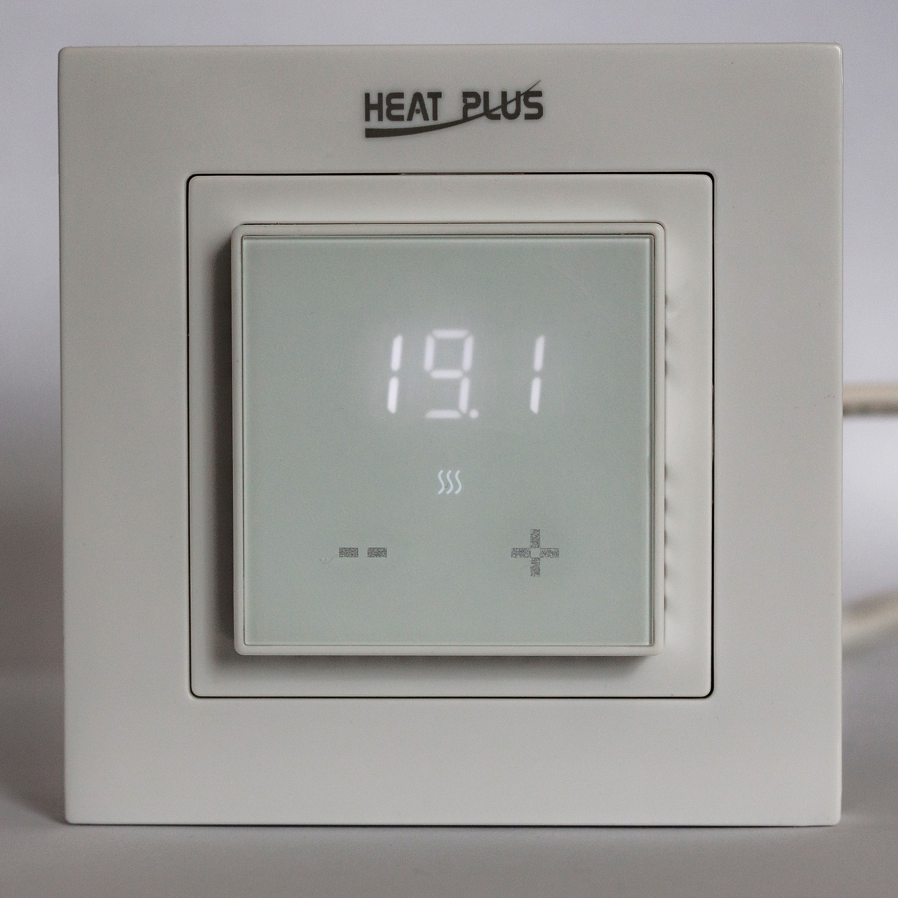 Терморегулятор Heat Plus М1.16 (білий) цифровий сенсорний з екраном регулятор температури тепла підлога