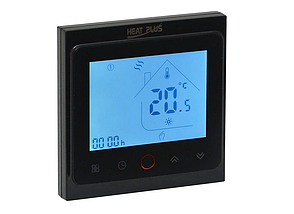 Терморегулятор Heat Plus BHT-002 (чорний) програмований регулятор температури тепла підлога термостати теплої підлоги, фото 2