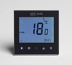 Терморегулятор Heat Plus iTeo4 (чорний) програмований регулятор температури тепла підлога термостати теплої підлоги