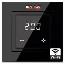 Wi-Fi терморегулятор Heat Plus М1.16 (чорний) дистанційний регулятор температури тепла підлога бездротове управління