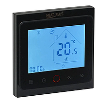 Терморегулятор Heat Plus BHT 002 Wi-Fi (чорний) дистанційний регулятор температури тепла підлога бездротове управління, фото 2