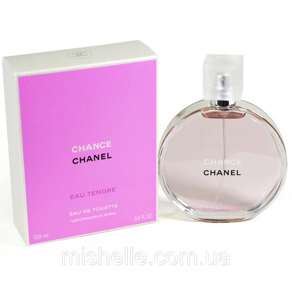 Жіноча туалетна вода Chanel Chance Eau Tendre (М) (Шанель Шанс Тендер 100 мл)