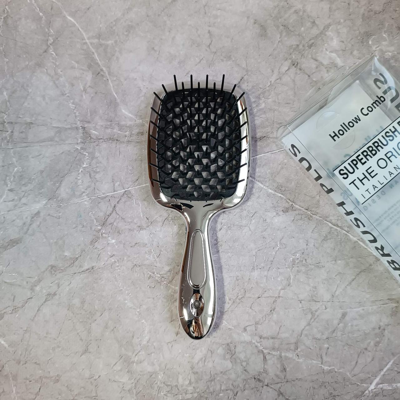 Гребінець для волосся Супербраш hollow comb, фото 1