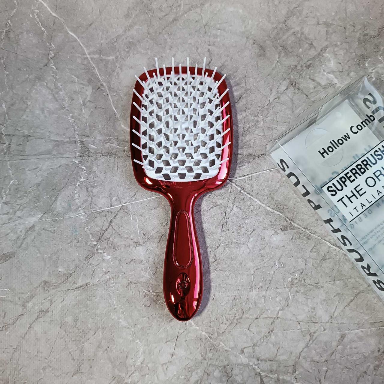 Гребінець для волосся Супербраш hollow comb, фото 1